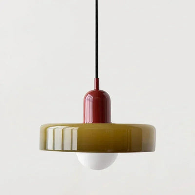 Azura Crystal Glass Pendant Light With LED Bulb Included - OpalDwell