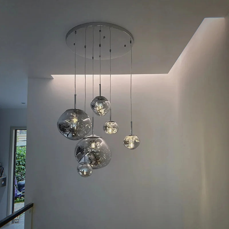 NovaLume Lava Glow LED Pendant For Modern Living Rooms OpalDwell