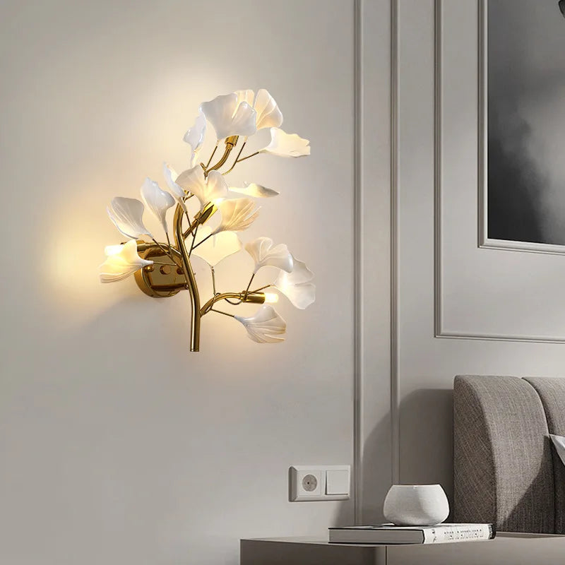Marisol | Jasmine Leaf Wall Sconce - OpalDwell