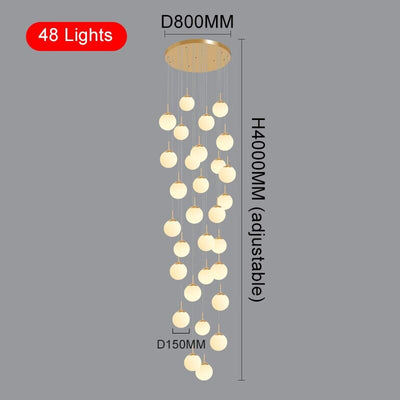 Liora Orb Chandelier OpalDwell