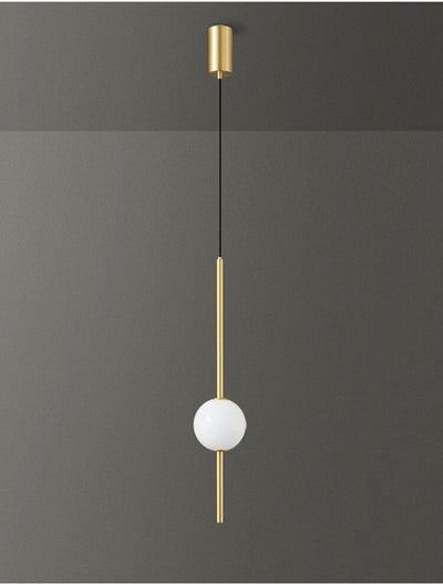 OrionGlow Glass Orb Pendant Lights For Modern Dining Rooms And Bedrooms - OpalDwell