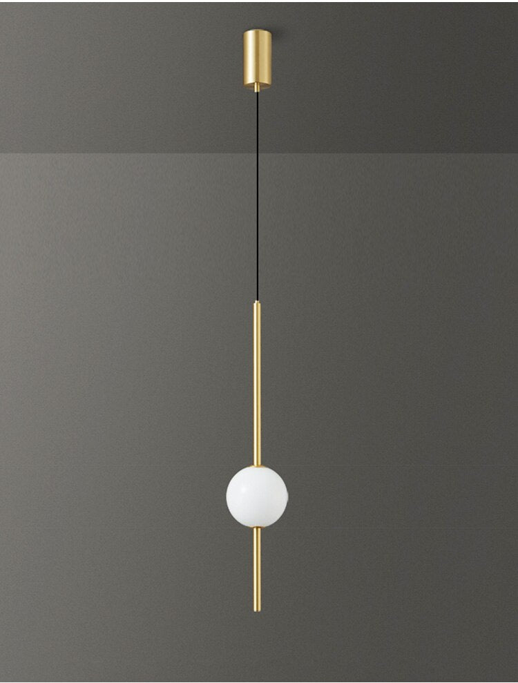OrionGlow Glass Orb Pendant Lights For Modern Dining Rooms And Bedrooms - OpalDwell