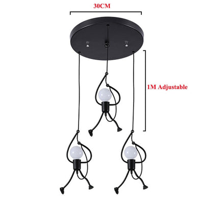 Meriko | Hanging Figure Pendant - OpalDwell