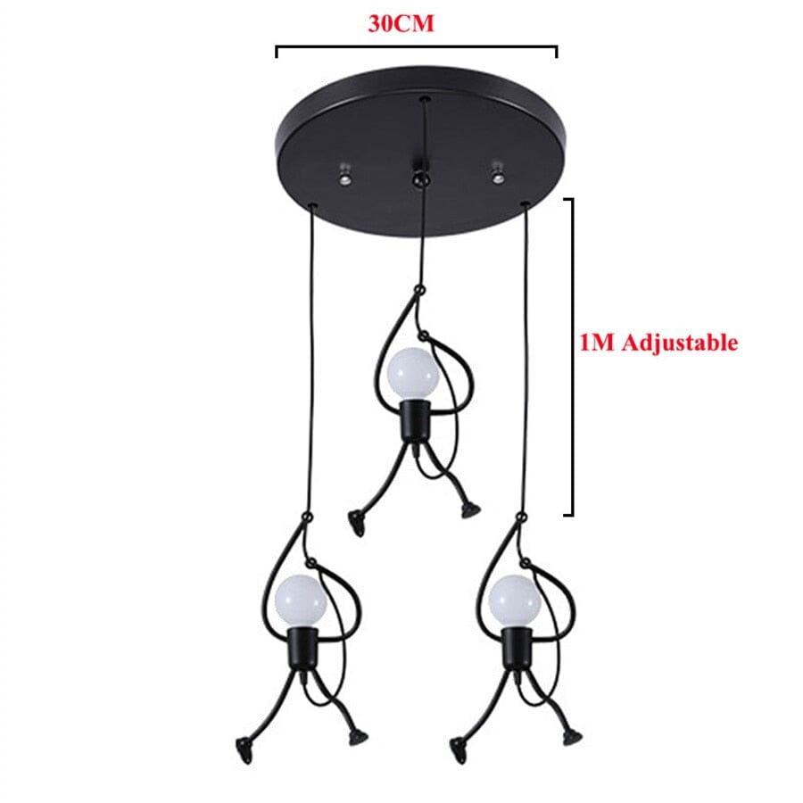 Meriko | Hanging Figure Pendant - OpalDwell