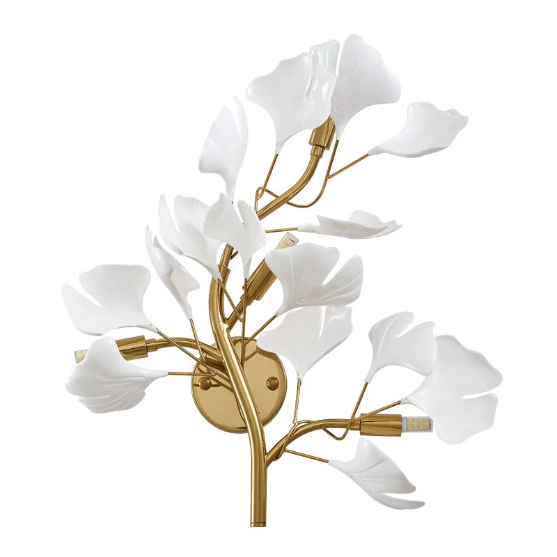 Marisol | Jasmine Leaf Wall Sconce - OpalDwell
