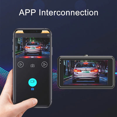 NovaSight DuoCam 1080P Dash Cam Front Interior View OpalDwell
