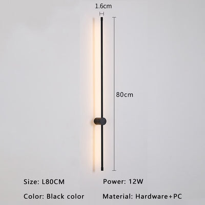 Aurelo Minimal Wall Light In Gold And Black LED For Modern Interiors OpalDwell