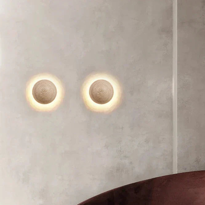 Asterra Cream Wall Lamp | Minimalist Indoor Lighting - OpalDwell