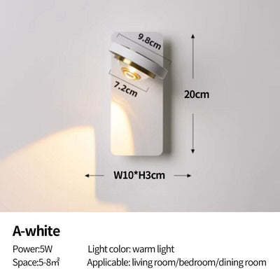 Mariselle | Rotatable Wall Light - OpalDwell