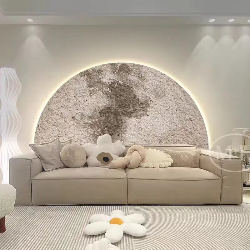 SolaraHalo Half Moon Wall Lamp Modern Sconce Porch Light - OpalDwell