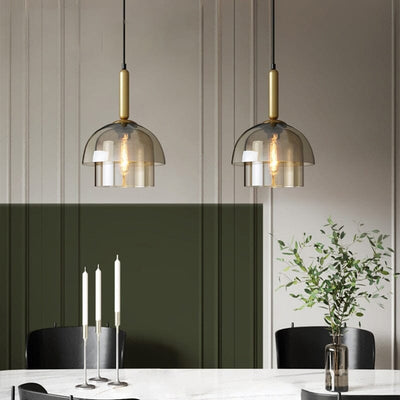 Solace Champagne Glass Pendant - OpalDwell