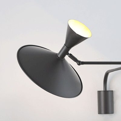 NovaSwing Wall Lamp Plug In Swing Arm for Bedroom Decor - OpalDwell