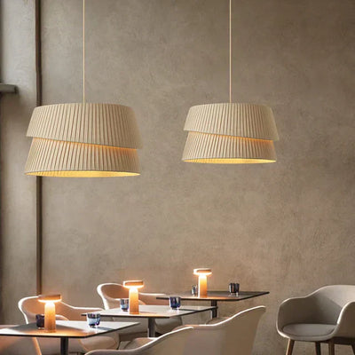 Hana Japandi Fabric Chandelier - OpalDwell