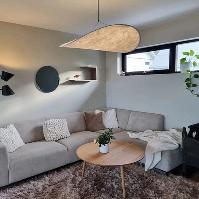 Lyra Premium Silk Leaf LED Chandelier With Nordic Glow OpalDwell