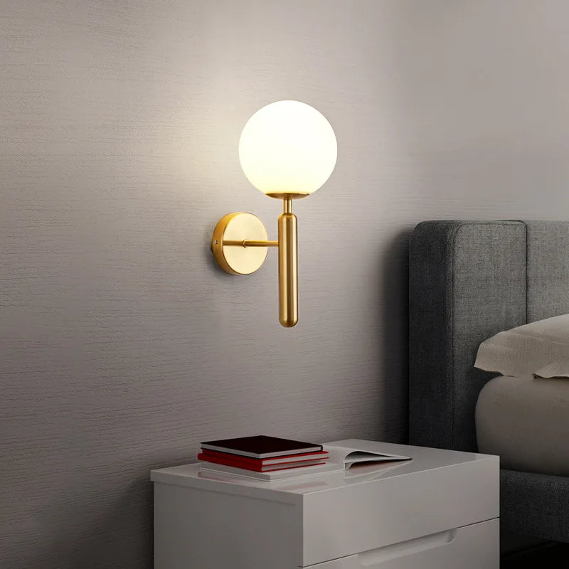 AuraNova Wall Sconce Modern Energy Saving Bedroom Lamp - OpalDwell
