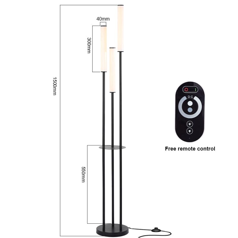 Solare Candlestick LED Floor Lamp OpalDwell