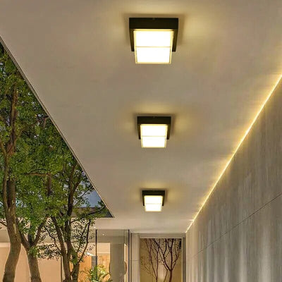 Retro Geometric Ceiling Lights for Hallway - OpalDwell