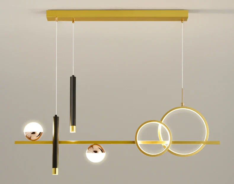 NovaLume Minimalist LED Pendant Lights with Remote Control - OpalDwell