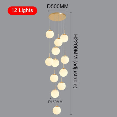 Liora Orb Chandelier OpalDwell