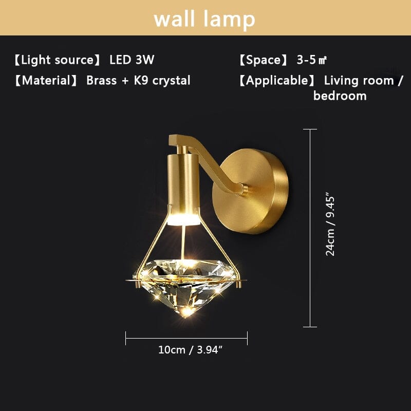 Kestrel | Diamond Sconce - OpalDwell