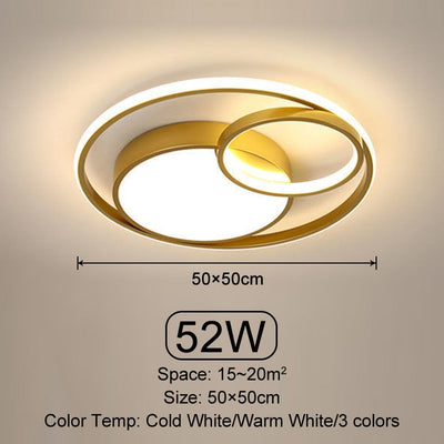 Oriselle | Contemporary Endless Rings LED Ceiling Light | OpalDwell - OpalDwell