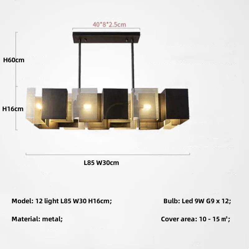 Mariselle | Retro Chandelier - OpalDwell