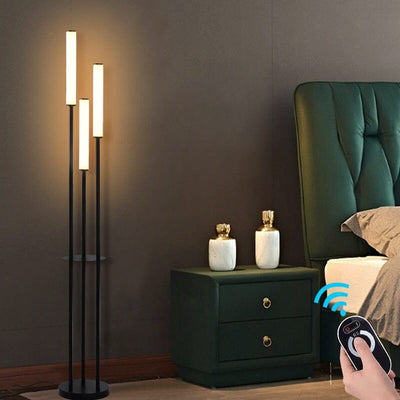 Solare Candlestick LED Floor Lamp OpalDwell