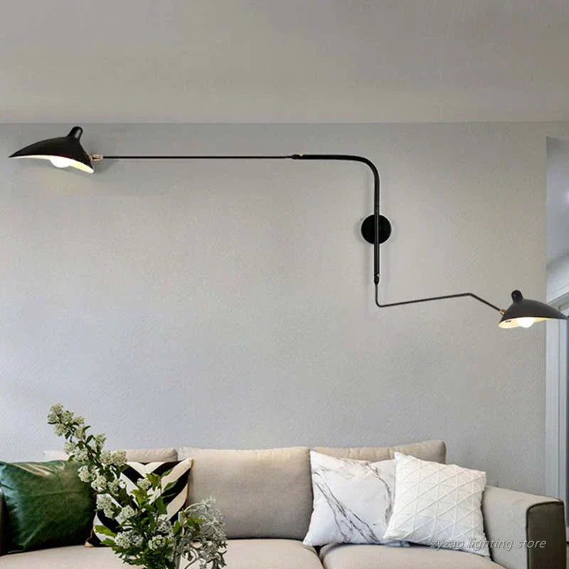 LumiArc Duo Contemporary Wall Sconce - OpalDwell