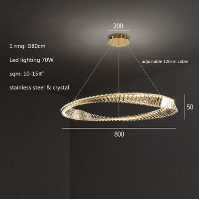 Ashford Ring Chandelier - OpalDwell
