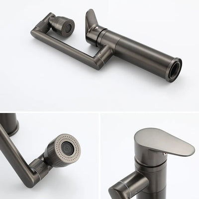 Single-Hole Swivel Multi-Directional Faucet | OpalDwell OpalDwell