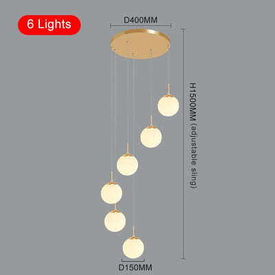 Liora Orb Chandelier OpalDwell