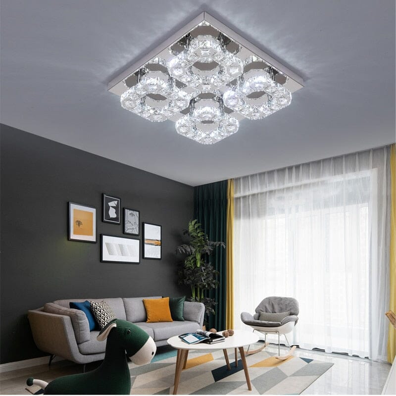 Langley Four Ring Chandelier - OpalDwell