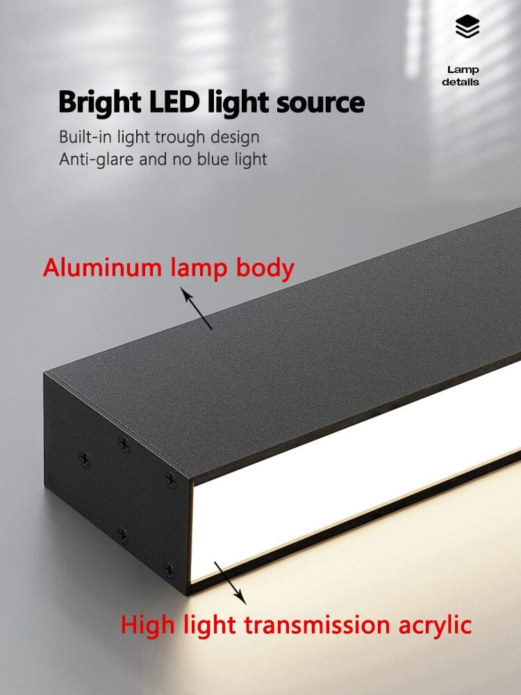 Liora Long Strip Light OpalDwell