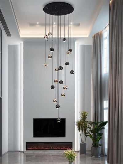 Avella Raindrop Glass Chandelier - OpalDwell