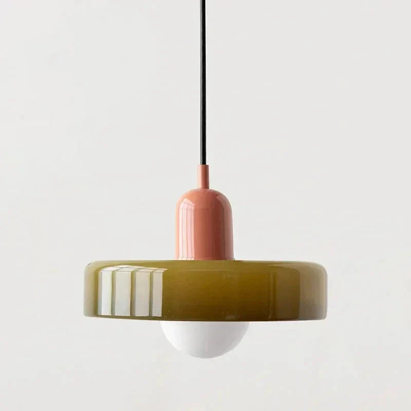 Azura Crystal Glass Pendant Light With LED Bulb Included - OpalDwell