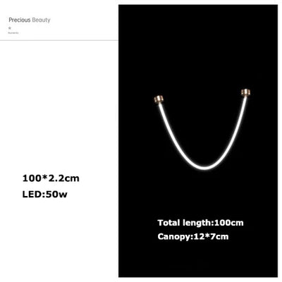 Lyra Dome LED Postmodern Gold Chrome Elegant Ceiling Light - OpalDwell