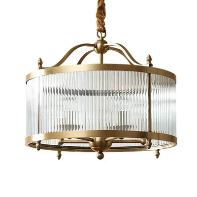 Elowen Gold Glass Chandelier - OpalDwell