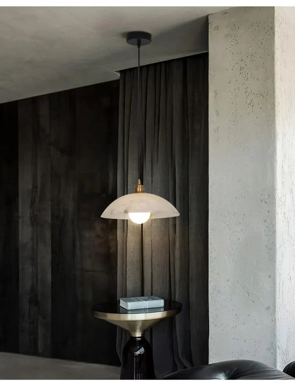Elara | Alabaster & Marble Hanging Lamps - OpalDwell