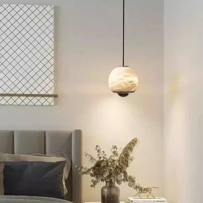 AuroraNord Marble And Alabaster Pendant Lamp Chandelier - OpalDwell
