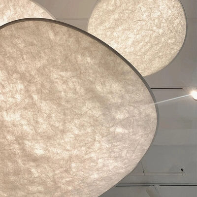Lyra Premium Silk Leaf LED Chandelier With Nordic Glow OpalDwell