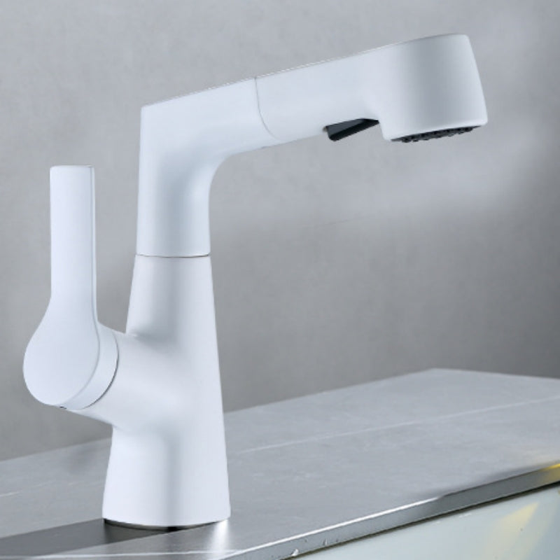 Tavero | Single-Hole Swivel Pull-Out Faucet | OpalDwell OpalDwell