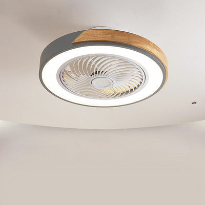 Boreal Timber Ceiling Fan with Energy-Saving LED Light and Wooden Blades - OpalDwell