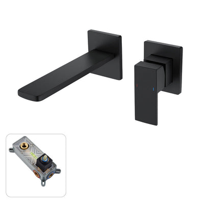 LumaLine Concealed Wall-Mount Sink Faucet, One-Handle OpalDwell