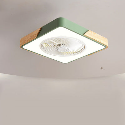 Boreal Timber Ceiling Fan with Energy-Saving LED Light and Wooden Blades - OpalDwell