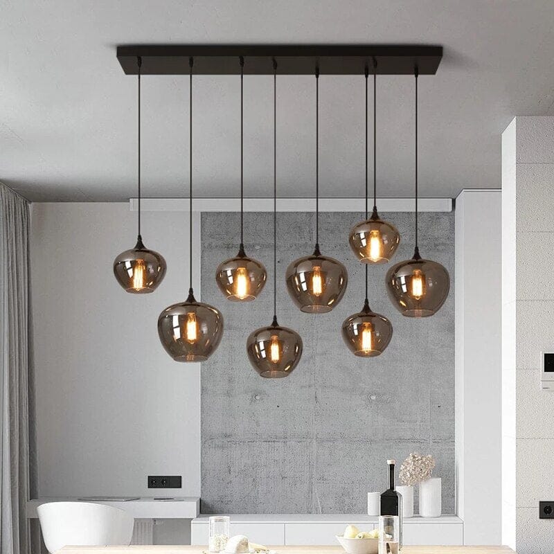 Liora | Glass Chandelier - OpalDwell