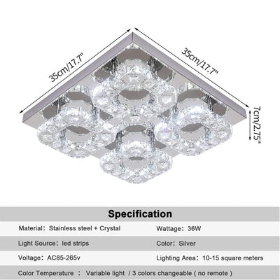 Langley Four Ring Chandelier - OpalDwell