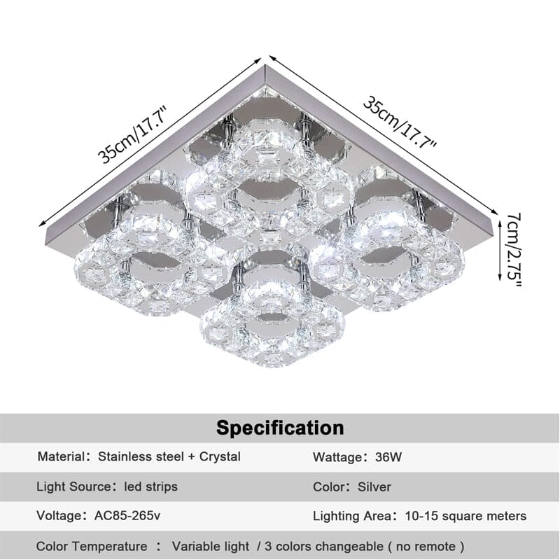 Langley Four Ring Chandelier - OpalDwell