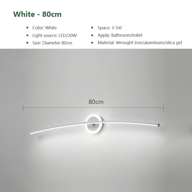 MirroLux | LED Bathroom Mirror Wall Light OpalDwell