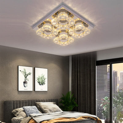 Langley Four Ring Chandelier - OpalDwell