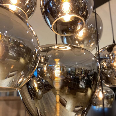 Liora | Glass Chandelier - OpalDwell